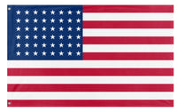 A mockup of the custom flag '48-Star Flag' on a white background