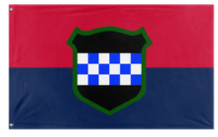 A mockup of the custom flag '99th RD  flag' on a white background