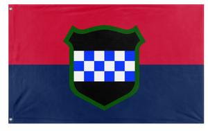 A mockup of the custom flag '99th RD  flag' on a white background