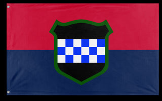 A mockup of the custom flag '99th RD  flag' on a white background