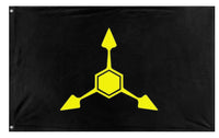 A mockup of the custom flag 'Abouslte Slover  flag' on a white background