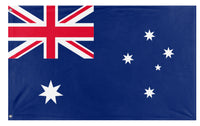 A mockup of the custom flag 'Australia flag' on a white background