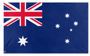 A mockup of the custom flag 'Australia flag' on a white background