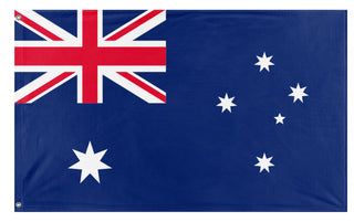 A mockup of the custom flag 'Australia flag' on a white background