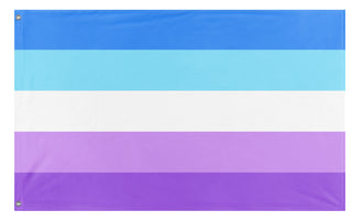 A mockup of the custom flag 'Berrisexual flag' on a white background