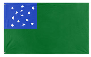 A mockup of the custom flag 'Dillo flag' on a white background