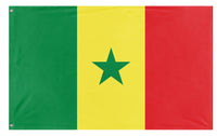 A mockup of the custom flag 'Flag of Senegal' on a white background