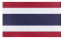 A mockup of the custom flag 'Flag of Thailand' on a white background