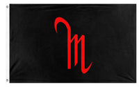 A mockup of the custom flag 'Flag of the M People' on a white background