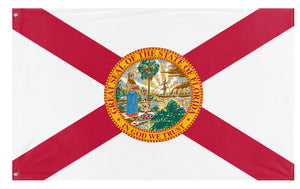 A mockup of the custom flag 'Florida State Flag' on a white background