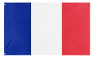 A mockup of the custom flag 'France flag' on a white background