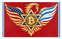 A mockup of the custom flag 'Freedom  flag' on a white background