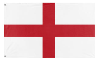 A mockup of the custom flag 'Genoa City Flag' on a white background