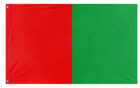 A mockup of the custom flag 'Granada Flag' on a white background