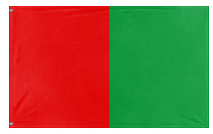 A mockup of the custom flag 'Granada Flag' on a white background