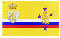 A mockup of the custom flag 'Judah Knight  flag' on a white background