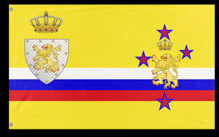 A mockup of the custom flag 'Judah Knight  flag' on a white background