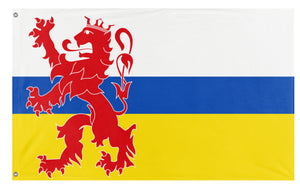 A mockup of the custom flag 'Limburg' on a white background