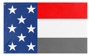 A mockup of the custom flag 'MALIKI SKY'S flag' on a white background