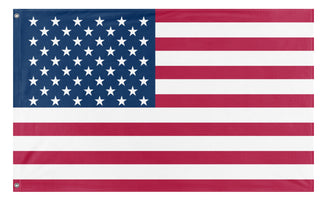 A mockup of the custom flag 'Native American Flag' on a white background