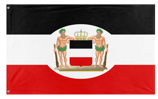 A mockup of the custom flag 'North German Confederation Flag' on a white background