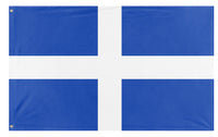 A mockup of the custom flag 'Old Greek Flag' on a white background