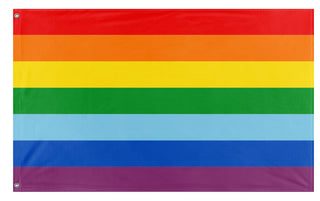 A mockup of the custom flag 'Quechuas of Bolivia and Peru Flag' on a white background