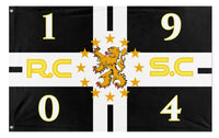 A mockup of the custom flag 'R.C.S.C flag' on a white background