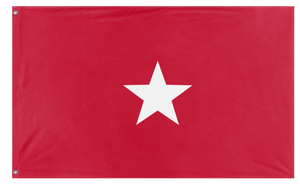 A mockup of the custom flag 'Sibley flag' on a white background