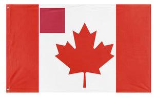 A mockup of the custom flag 'T flag' on a white background