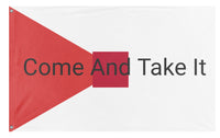 A mockup of the custom flag 'T flag' on a white background