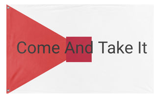 A mockup of the custom flag 'T flag' on a white background