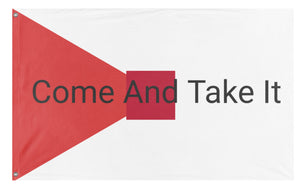 A mockup of the custom flag 'T flag' on a white background