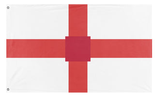A mockup of the custom flag 'T flag' on a white background