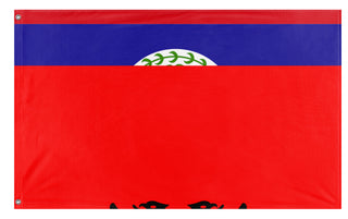 A mockup of the custom flag 'T flag' on a white background