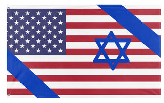 A mockup of the custom flag 'USI flag' on a white background