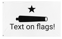 A mockup of the custom flag 'Untitled  flag' on a white background