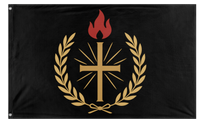 A mockup of the custom flag 'Vexism flag' on a white background