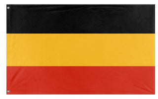 A mockup of the custom flag 'Vocabian flag' on a white background