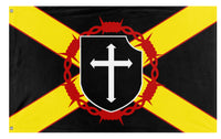 A mockup of the custom flag 'WAL flag' on a white background