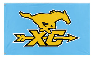 A mockup of the custom flag 'XC flag' on a white background