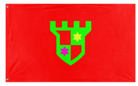 A mockup of the custom flag 'Zayne flag' on a white background
