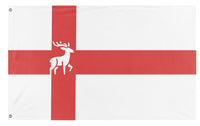 A mockup of the custom flag 'caidenia flag' on a white background