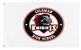 A mockup of the custom flag 'cm flag' on a white background