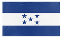 A mockup of the custom flag 'honduras flag' on a white background