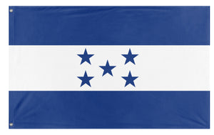 A mockup of the custom flag 'honduras flag' on a white background