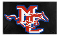 A mockup of the custom flag 'mch flag' on a white background