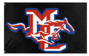 A mockup of the custom flag 'mch flag' on a white background