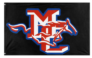 A mockup of the custom flag 'mch flag' on a white background