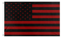 A mockup of the custom flag 'penta flag' on a white background